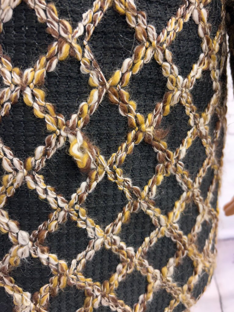 Vintage Textured Wool Dress With Matching Coat. — image 5 of 8